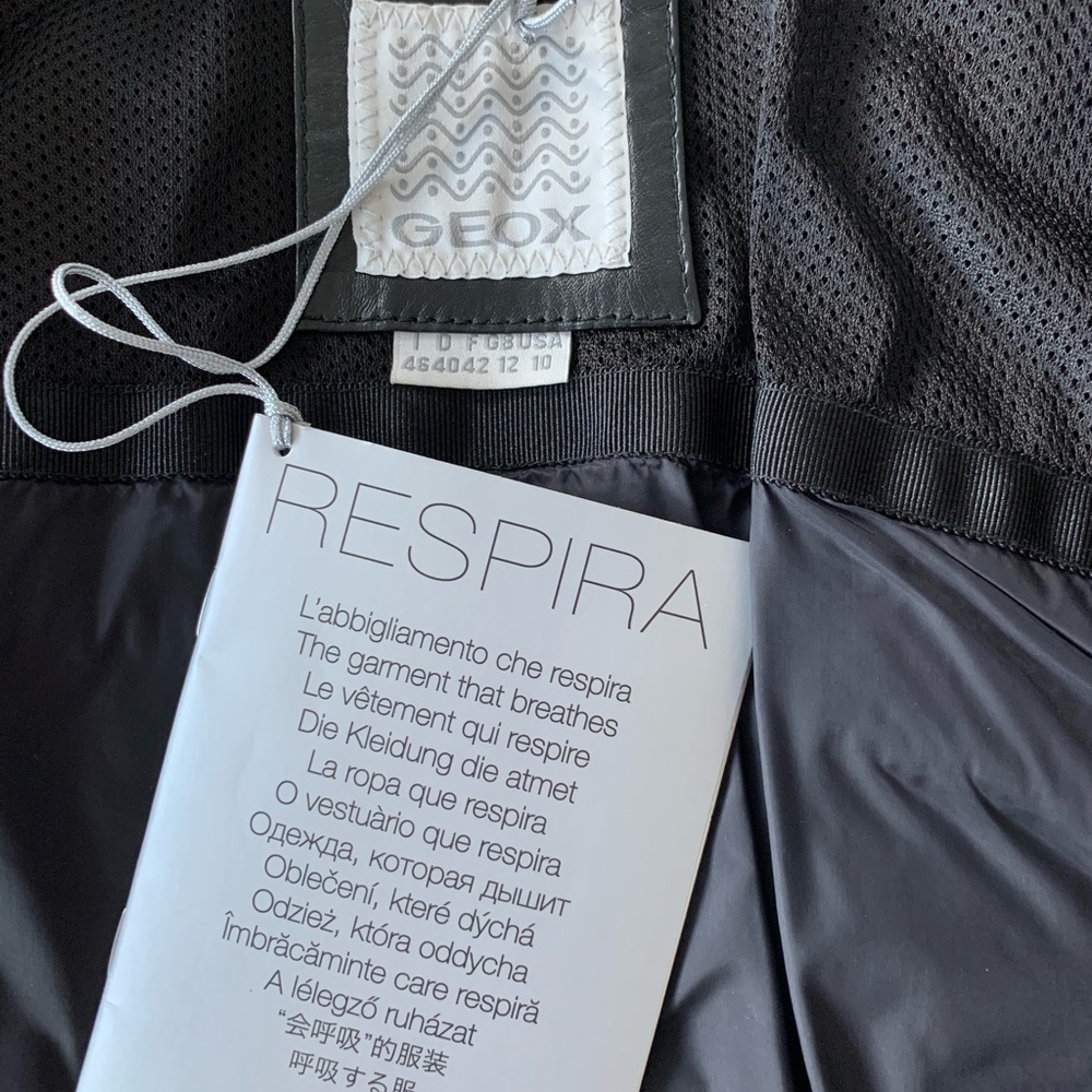 Geox leather jacket - Picture 9 of 14